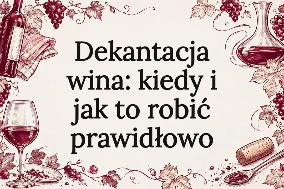 Dekantacja wina: kiedy i jak to robić prawidłowo