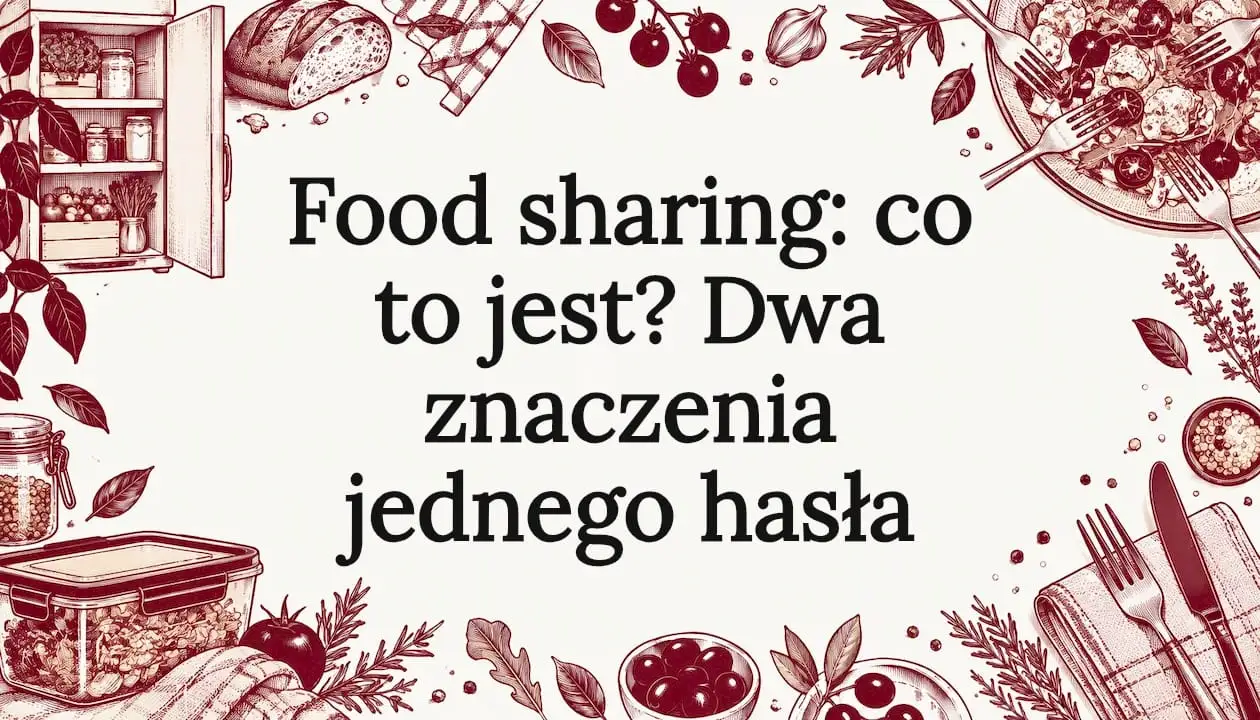 Food sharing: co to jest? Dwa znaczenia jednego hasła