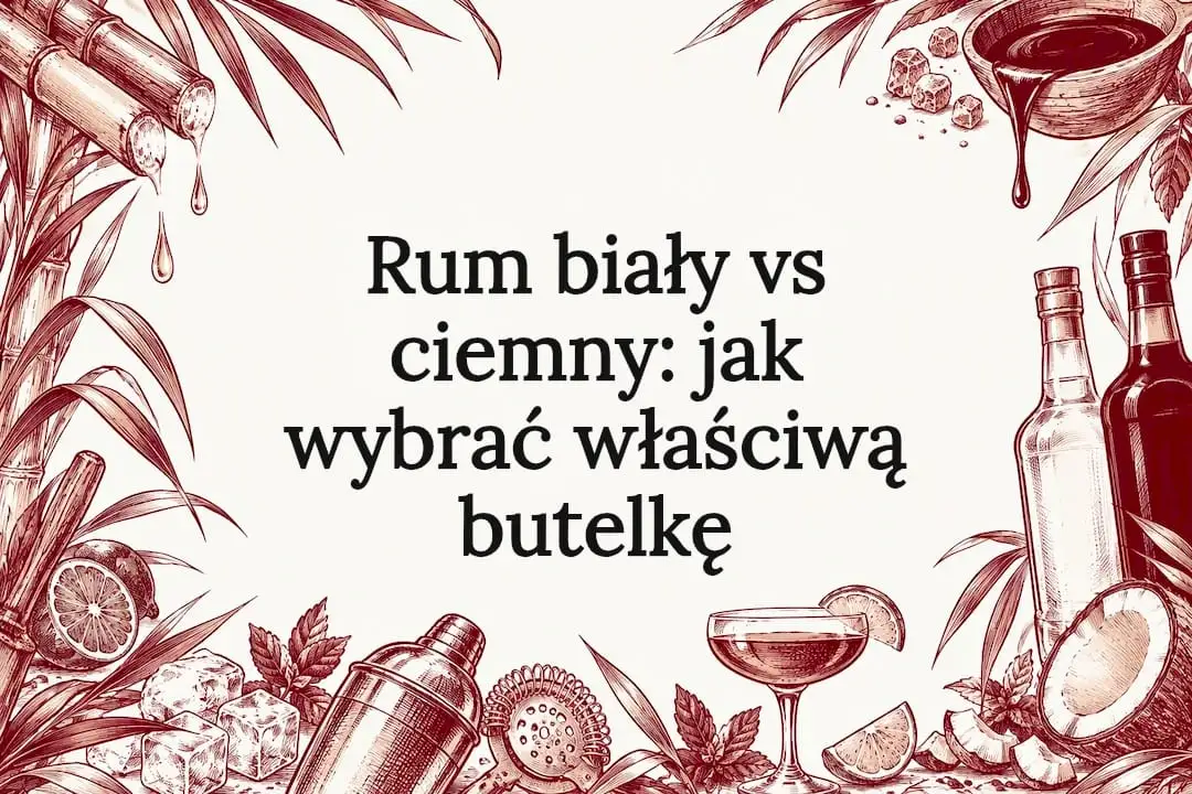 Rum biały vs ciemny: jak wybrać właściwą butelkę
