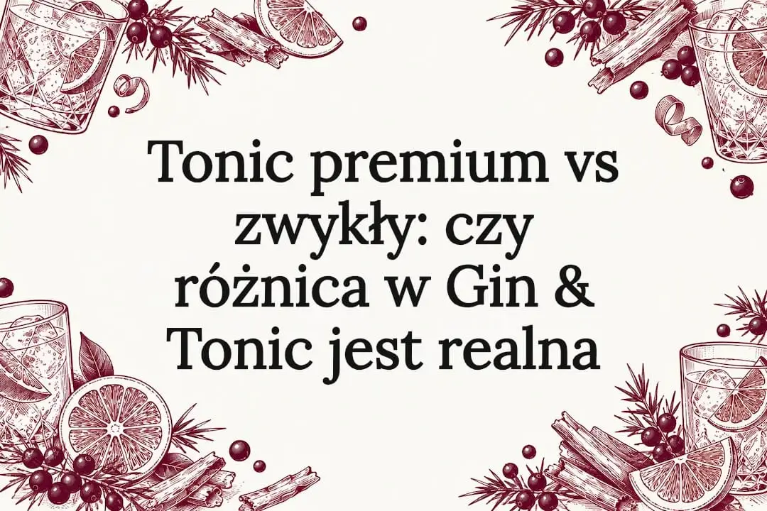 Tonic premium vs zwykły: czy różnica w Gin & Tonic jest realna